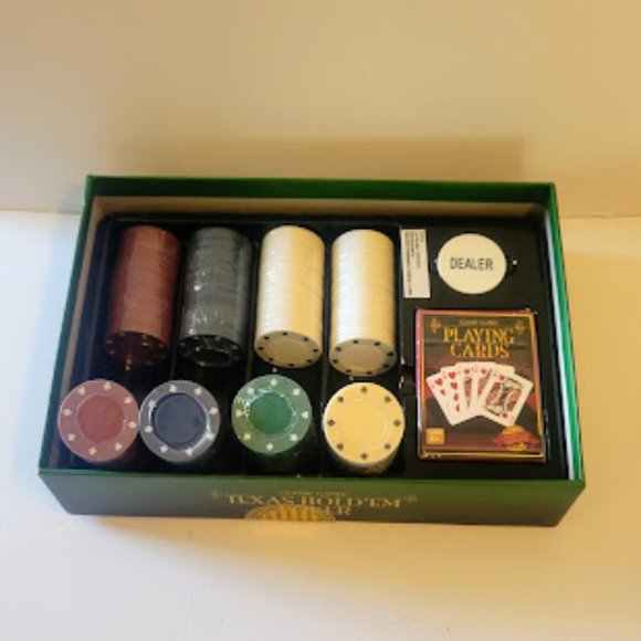 Texas Hold'em Poker Set New in Box, Never Opened - Picture 2 of 7